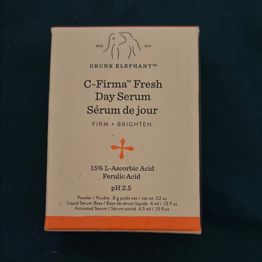 Drunk Elephant White and Orange Serum for Radiant Skin